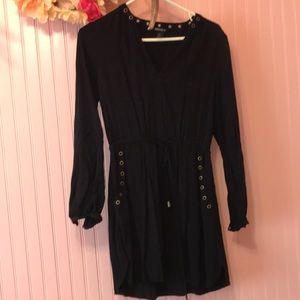 Black long sleeve dress